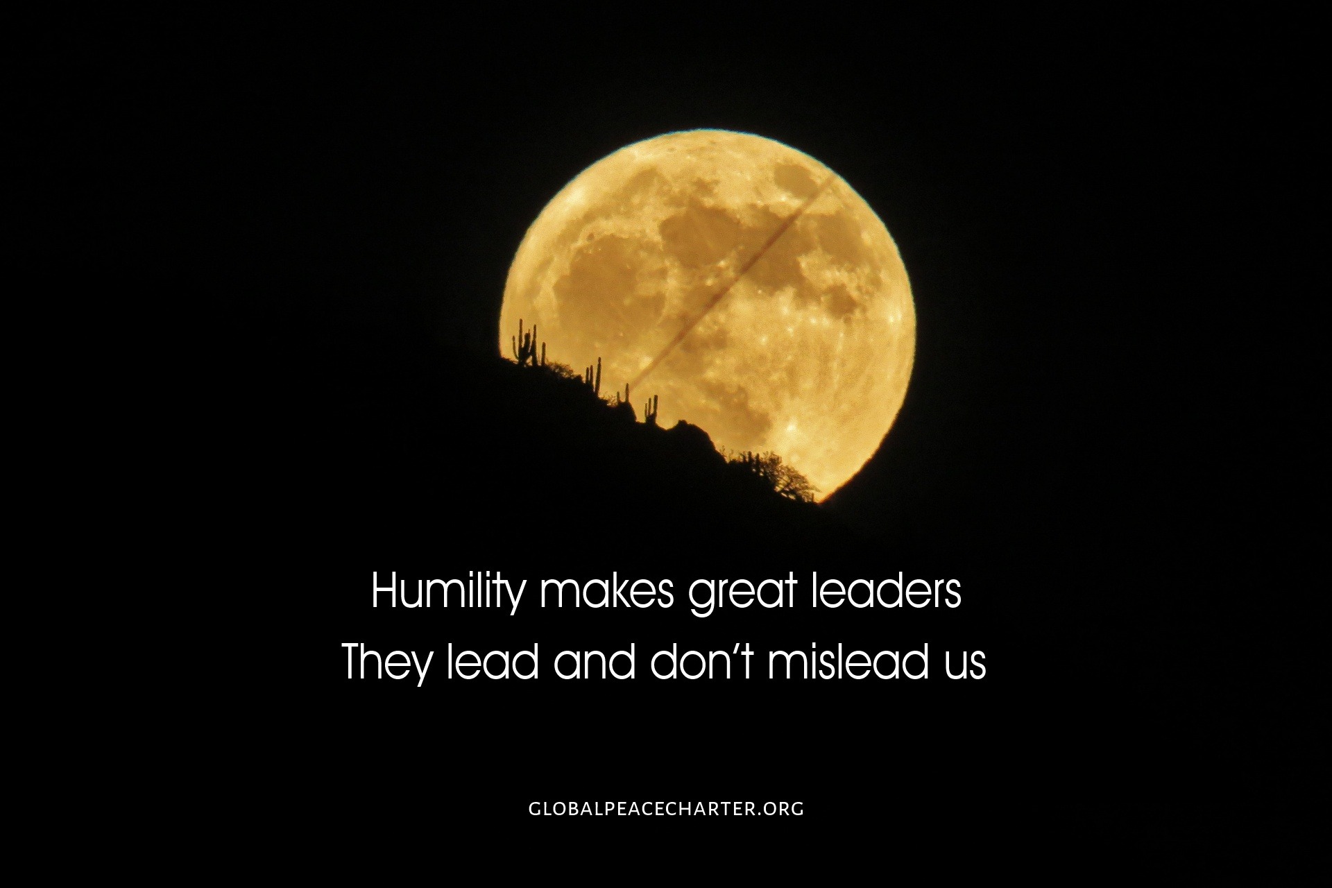 Leaders in humility