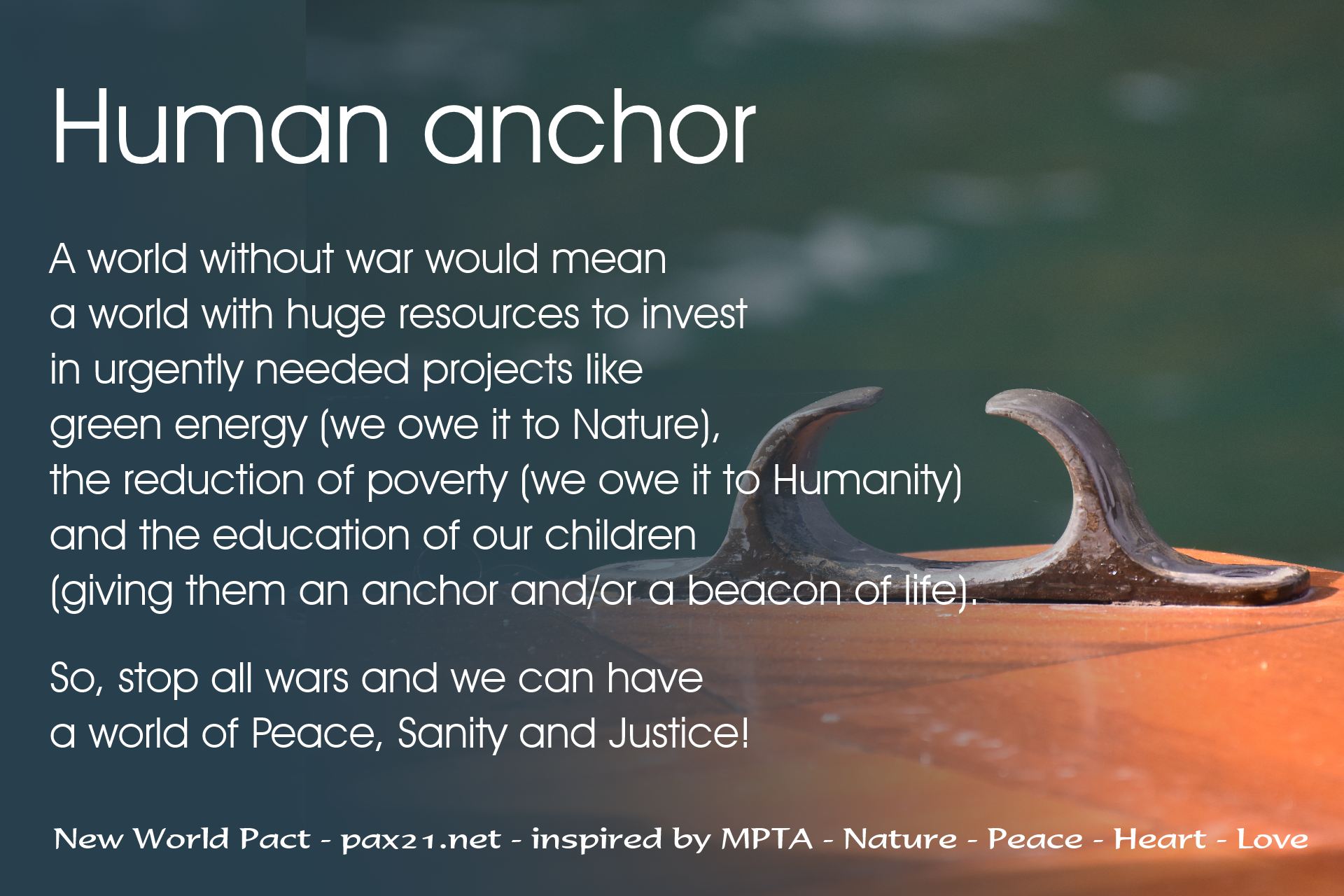 Human anchor