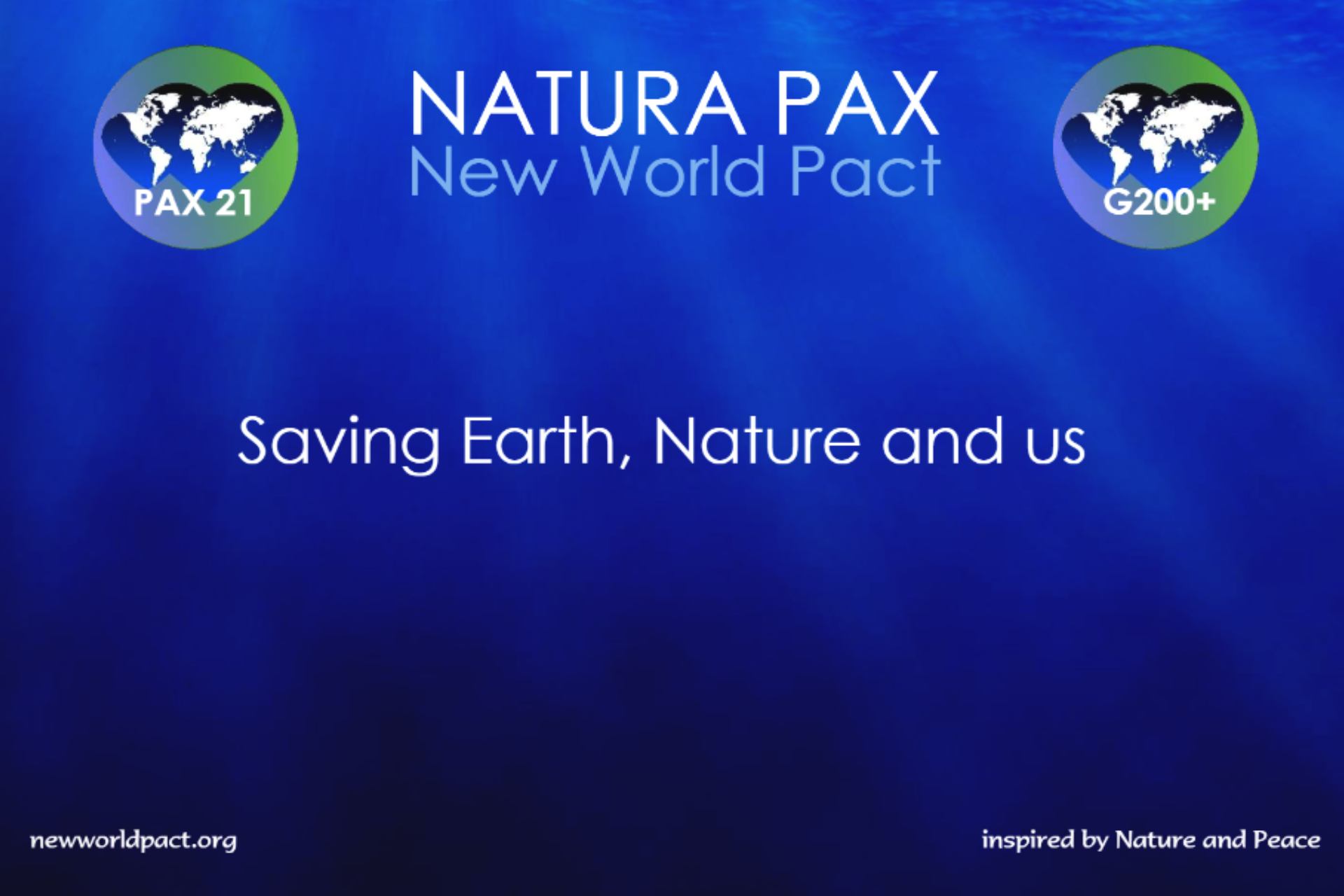 Saving Earth, Nature and us