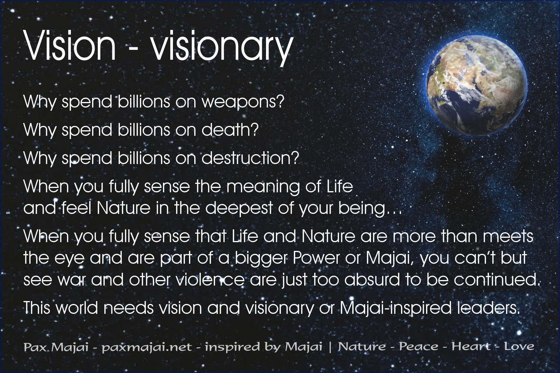 Vision - visionary